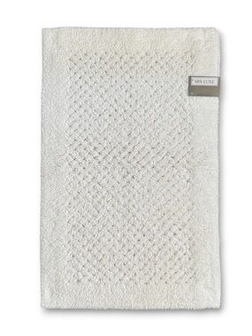 Spa Luxe Cotton Waffle Bath Rug Non-Skid Ivory 18 x 28 NWT